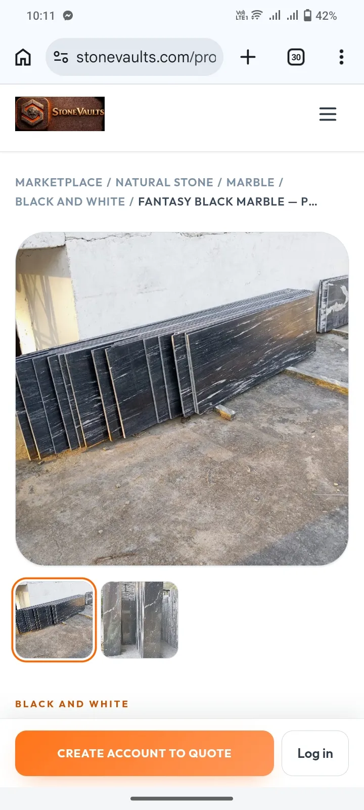 Fantasy Black Marble — Premium Steps & Countertops — Black and white — slab — Pakistan