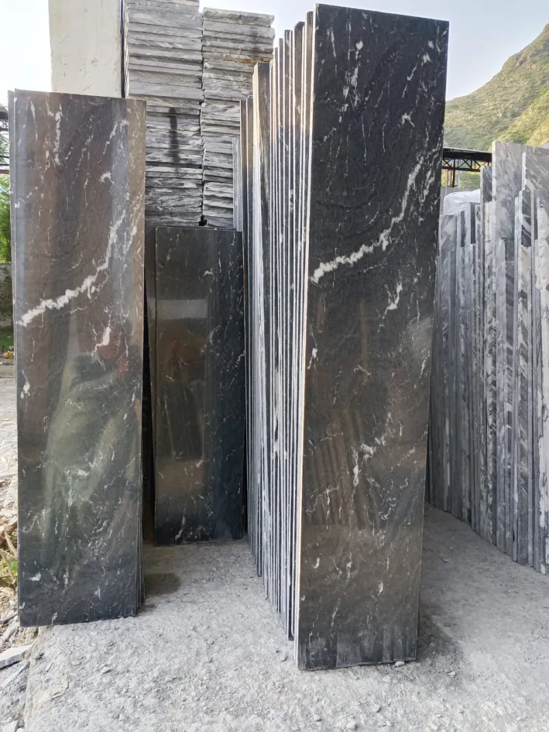 Premium Fantasy Black Marble – Steps & Countertops